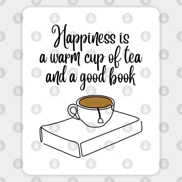 Tea and Books Sticker by Geeks With Sundries